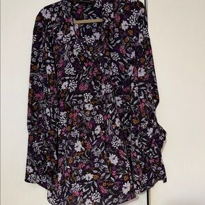 Lane Bryant 26/28 spring summer blouse gorgeous